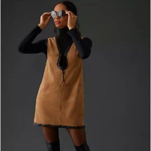 Anthropologie Tan Sleeveless Dress